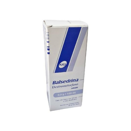 Balsedrina 300 mg/100 mL jarabe con 60 mL (Dextrometorfano)