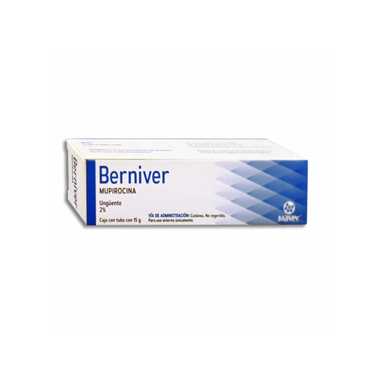 Berniver 2% ungüento tubo con 15 g (Mupirocina)