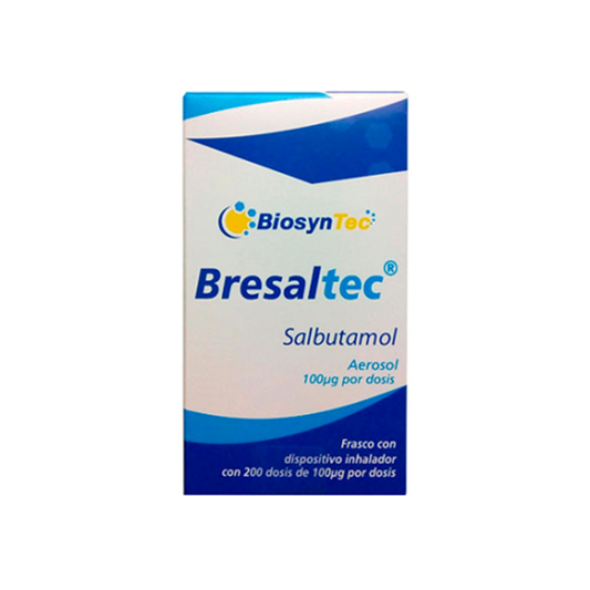 Bresaltec 200 mg aerosol frasco inhalador con 200 dosis de 100 mcg (Salbutamol)