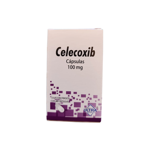 Celecoxib 100 mg con 20 cápsulas (Ultra)