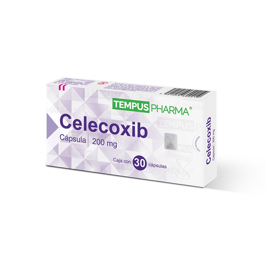 Celecoxib 200 mg con 30 cápsulas (Tempus Pharma)