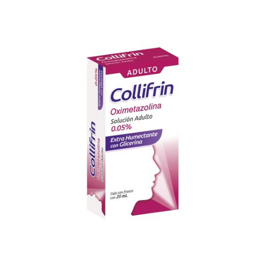 Collifrin adulto 0.05% solución nasal frasco pulverizador con 20 mL (Oximetazolina)