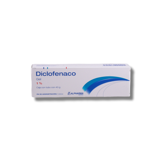 Diclofenaco 1% gel tubo con 40 gramos (Alpharma)