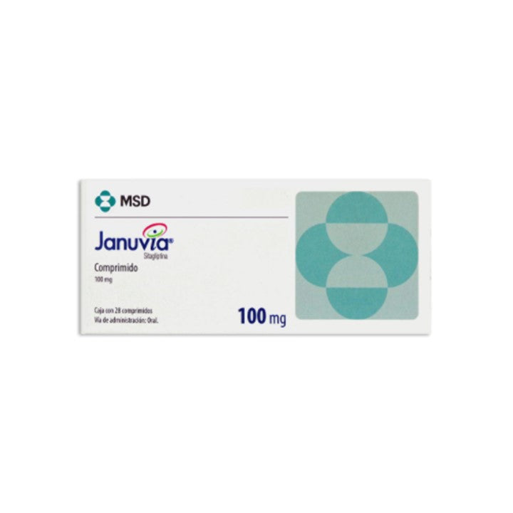 Januvia 100 mg con 28 tabletas (Sitagliptina)