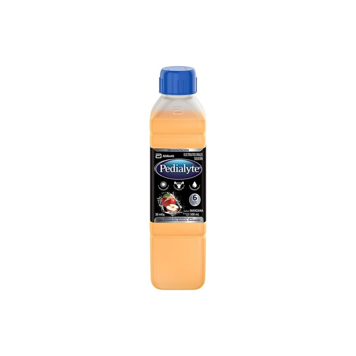 Pedialyte 30 mEq/500 mL solución oral sabor manzana (Electrolitos Orales)