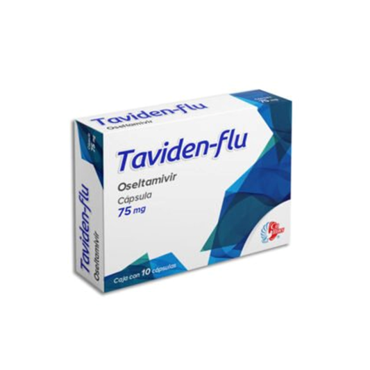 Taviden-Flu 75 mg con 10 cápsulas (Oseltamivir)