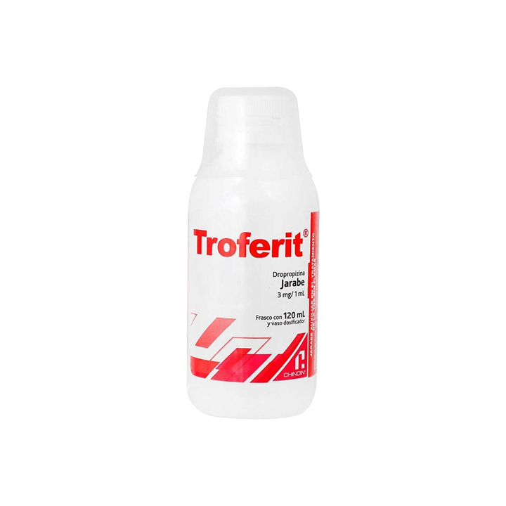 Troferit 3 mg/1 mL jarabe frasco con 120 mL (Dropropizina)