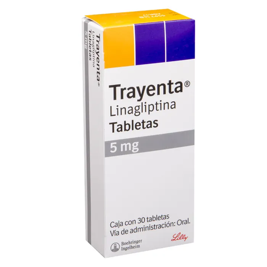 Trayenta 5 mg con 30 tabs (Linagliptina)